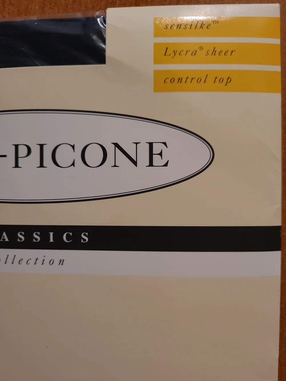 EVAN-PICONE Classics Sheer Control Top Pantyhose Navy Long NWT